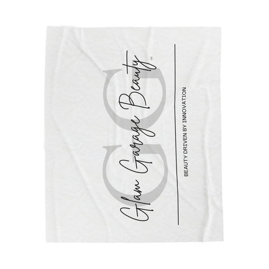 Glam Garage Beauty Velveteen Plush Blanket — “Beauty Driven by Innovation”